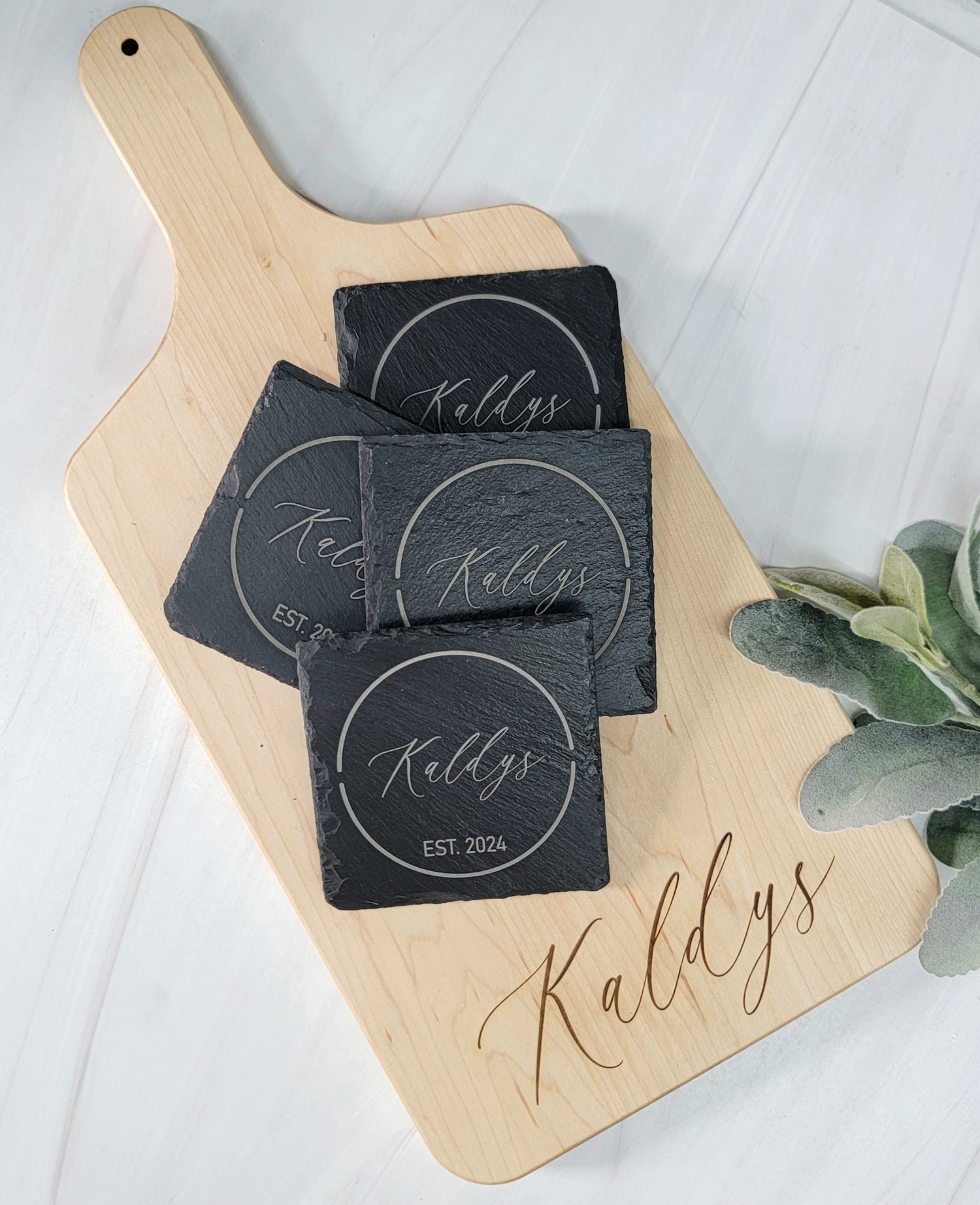 Cutting Board + Coaster Sets