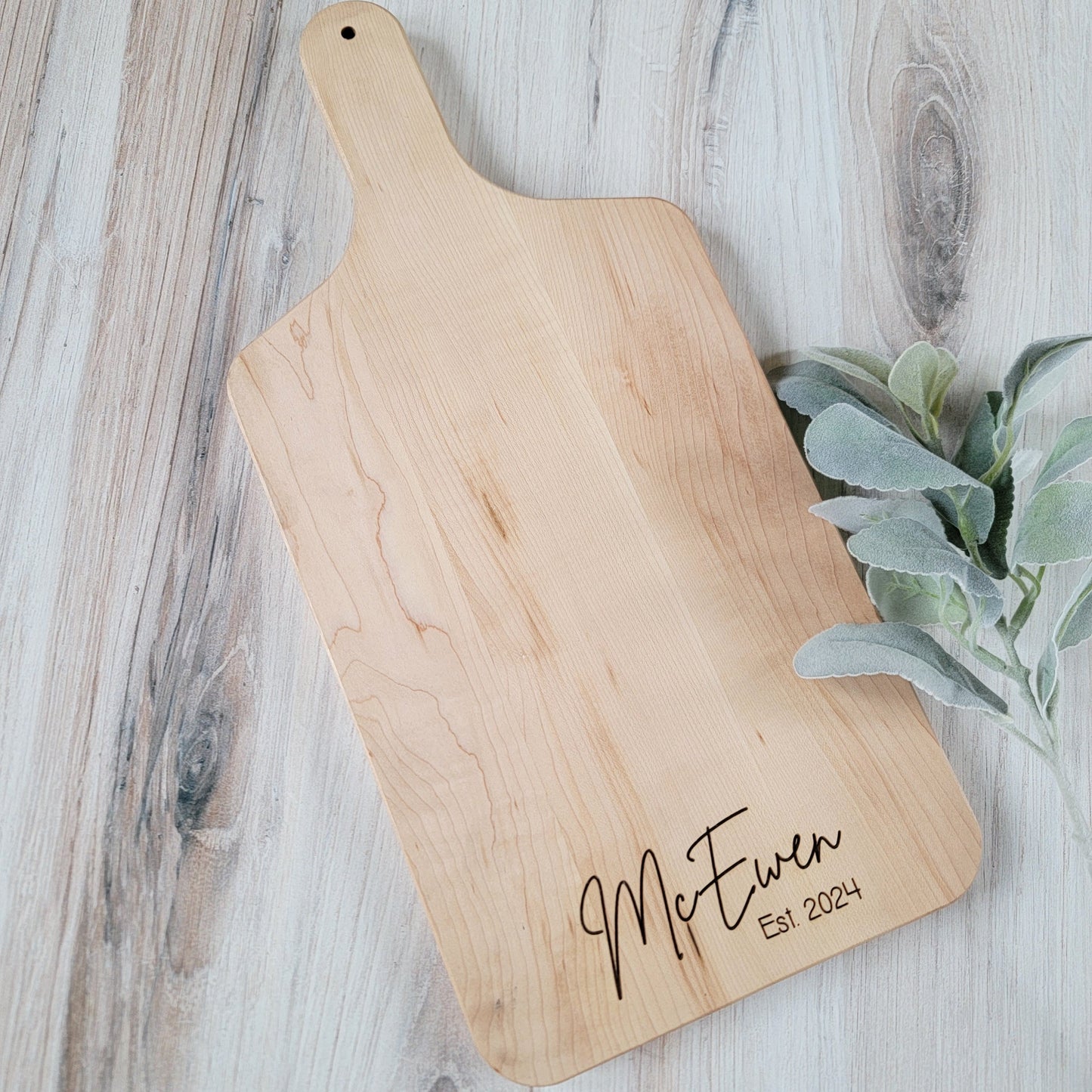 Personalized Maple Cutting Board