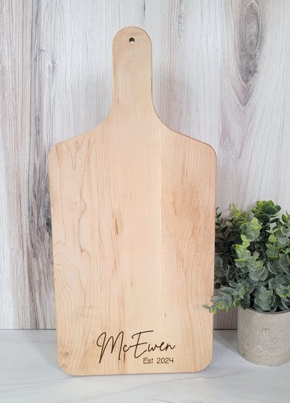 Personalized Maple Cutting Board