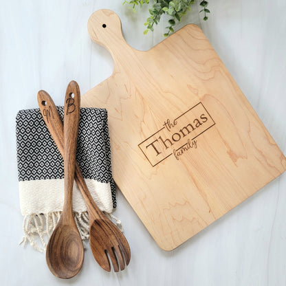 Square board and Spoon Set