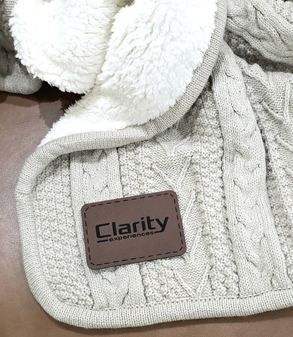 Cable Knit Throw Blanket