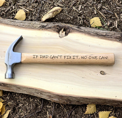 Personalized Engraved Hammer – Custom Gift for Dad or DIY Lovers