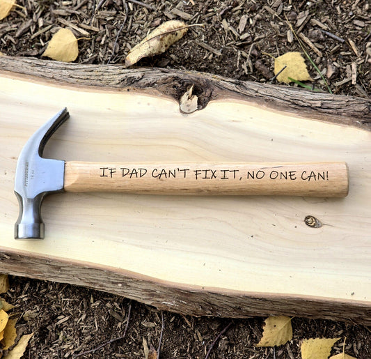 Personalized Engraved Hammer – Custom Gift for Dad or DIY Lovers