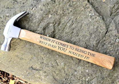 Personalized Engraved Hammer – Custom Gift for Dad or DIY Lovers