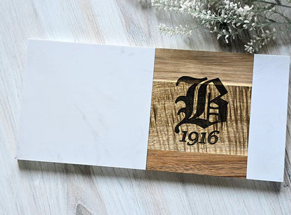 Custom Gift Basket – Marble Board + Kitchen Essentials