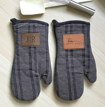 Personalized Oven Mitt & Kitchen Towel Set